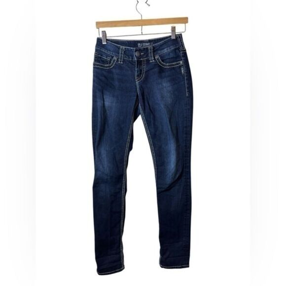 SILVER | denim blue jeans Suki skinny 26X31 26 X 31 - Picture 1 of 6